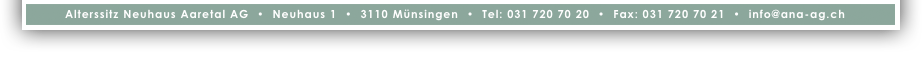 Footer www.ana-ag.ch